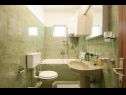Apartementen Sreca - 150m from the beach A1 - Zeleni(2), A2 - Zuti(2) Mirca - Eiland Brac  - Appartement - A1 - Zeleni(2): badkamer met toilet