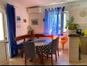 Apartementen Jak - comfortable apartments: A1-donji(4+1), A2-gornji(4+2) Mirca - Eiland Brac  - Appartement - A1-donji(4+1): eetkamer