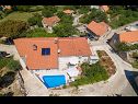 Vakantiehuizen Andre - swimming pool H(6+2) Nerezisca - Eiland Brac  - Kroatië  - huis