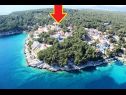 Apartementen Deni - 70m from beach: A1(4+1) Baai Osibova (Milna) - Eiland Brac  - Kroatië  - huis