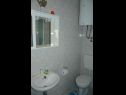 Apartementen Iva - sea view A1(2+1), A2(4+1) Postira - Eiland Brac  - Appartement - A1(2+1): badkamer met toilet