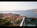 Apartementen Dragan - with pool and seaview: A2(4), A3(5) Postira - Eiland Brac  - Appartement - A3(5): terras