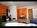 Apartementen Karma - big terrace: A1(6) Pucisca - Eiland Brac  - Appartement - A1(6): woonkamer