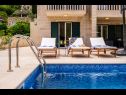 Vakantiehuizen Villa Gold - private pool & grill: H(12+4) Splitska - Eiland Brac  - Kroatië  - zwembad