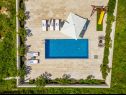 Vakantiehuizen Villa Gold - private pool & grill: H(12+4) Splitska - Eiland Brac  - Kroatië  - zwembad