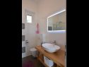 Apartementen Mari - 30 m from sea : A1(6) Sumartin - Eiland Brac  - Appartement - A1(6): badkamer met toilet