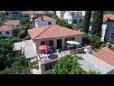 Apartementen Smilja - great location: A1(6+1) Gornji-Pašike, A2(4+1) Donji-Pašike Supetar - Eiland Brac  - huis