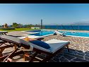 Vakantiehuizen Ivan - open pool: H(6+4) Supetar - Eiland Brac  - Kroatië  - zwembad