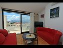 Apartementen Aldica - 300 m from sea: A1(6) Supetar - Eiland Brac  - Appartement - A1(6): woonkamer