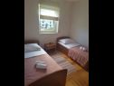 Apartementen Mari - 100 m from beach: A1(4) Supetar - Eiland Brac  - Appartement - A1(4): slaapkamer