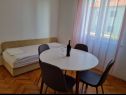 Apartementen Smilja - great location: A1(6+1) Gornji-Pašike, A2(4+1) Donji-Pašike Supetar - Eiland Brac  - Appartement - A1(6+1) Gornji-Pašike: woonkamer