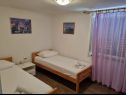 Apartementen Smilja - great location: A1(6+1) Gornji-Pašike, A2(4+1) Donji-Pašike Supetar - Eiland Brac  - Appartement - A2(4+1) Donji-Pašike: slaapkamer