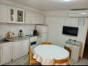 Apartementen Smilja - great location: A1(6+1) Gornji-Pašike, A2(4+1) Donji-Pašike Supetar - Eiland Brac  - Appartement - A2(4+1) Donji-Pašike: keuken en eetkamer