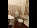 Apartementen Bor - cosy & afordable: A1(3) Supetar - Eiland Brac  - Appartement - A1(3): badkamer met toilet