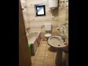 Apartementen Dragi - 250 m from the beach: A1(6) Supetar - Eiland Brac  - Appartement - A1(6): badkamer met toilet