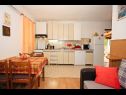 Apartementen Vrilo- 30m from the sea A1(4+2) Supetar - Eiland Brac  - Appartement - A1(4+2): keuken en eetkamer