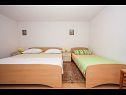 Apartementen Žana - close to beach: A1(5+1) Veliki, A2(3) Mali Arbanija - Eiland Ciovo  - Appartement - A2(3) Mali: slaapkamer