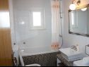 Apartementen Anda - sea view: B1(4), B2(4), C(4+1) Mastrinka - Eiland Ciovo  - Appartement - B2(4): badkamer met toilet