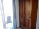 Apartementen Doktor - sea view; A2(9) Mastrinka - Eiland Ciovo  - Appartement - A2(9): slaapkamer