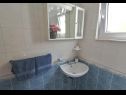 Apartementen Milena - beautiful & close to the beach: A1(5) Okrug Gornji - Eiland Ciovo  - Appartement - A1(5): badkamer met toilet