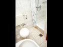 Apartementen Marina - sea view : SA2(2+1) Okrug Gornji - Eiland Ciovo  - Studio-appartment - SA2(2+1): badkamer met toilet