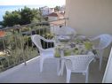 Apartementen Aurelius - relaxing with gorgeous view A1 Luce (4+2), A2 Marin(2+2), A3 Maja(4+2), A4 Duje(2+2) Okrug Gornji - Eiland Ciovo  - Appartement - A4 Duje(2+2): terras