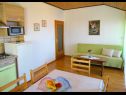 Apartementen Horvat SA1(2), B2(4) Crikvenica - Riviera Crikvenica  - Appartement - B2(4): keuken en eetkamer