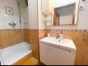 Apartementen Ani - 10 M from the sea SA1 zeleni(2+1), SA2 žuti(2+1) Jadranovo - Riviera Crikvenica  - Studio-appartment - SA2 žuti(2+1): badkamer met toilet