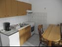 Apartementen Marija - seaview: A1(2+1), A2(4), A3(2), A4(6+2) Novi Vinodolski - Riviera Crikvenica  - Appartement - A1(2+1): keuken en eetkamer