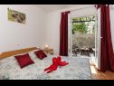 Apartementen Mira - comfy with garden : A1 Žuti (2+2), A2 Crveni (2+2) Dubrovnik - Riviera Dubrovnik  - Appartement - A2 Crveni (2+2): slaapkamer