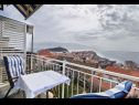 Apartementen Anja - beautiful panoramic view: A1(2) Dubrovnik - Riviera Dubrovnik  - Appartement - A1(2): balkon