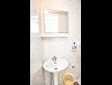 Apartementen Sea front - free parking A1(2+2), A2(2+2), A3(4+1), A4(2), A5(2) Klek - Riviera Dubrovnik  - Studio-appartment - A4(2): badkamer met toilet