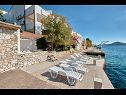 Apartementen Sea front - free parking A1(2+2), A2(2+2), A3(4+1), A4(2), A5(2) Klek - Riviera Dubrovnik  - strand