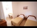 Apartementen en kamers Nikola 1 - free parking: SA1(2+2), A5(3+1), A6(4+1), A8(4+1), R4(2), R7(2) Mlini - Riviera Dubrovnik  - Appartement - A6(4+1): slaapkamer