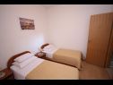 Apartementen en kamers Nikola 1 - free parking: SA1(2+2), A5(3+1), A6(4+1), A8(4+1), R4(2), R7(2) Mlini - Riviera Dubrovnik  - Appartement - A6(4+1): slaapkamer
