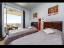 Vakantiehuizen Luxury - amazing seaview H(8+2) Soline (Dubrovnik) - Riviera Dubrovnik  - Kroatië  - H(8+2): slaapkamer