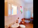 Apartementen Josef - seaview A2(3+2) crveni, A3(3+2) plavi Veli Rat - Eiland Dugi otok  - Appartement - A2(3+2) crveni: badkamer met toilet