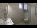 Apartementen Sunny Hvar - with pool; A1(2), A2(4+1) Baai Basina (Jelsa) - Eiland Hvar  - Kroatië  - Appartement - A2(4+1): badkamer met toilet