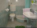 Apartementen Nada A1(8), A2(8) Sucuraj - Eiland Hvar  - Appartement - A2(8): badkamer met toilet