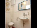 Kamers Mare - economy rooms: R1(2), R2(2), R3(3), R4(3) Sucuraj - Eiland Hvar  - Kamer - R4(3): badkamer met toilet