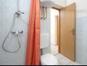 Apartementen Josi - 200 m from sea: SA1(2), SA2(2), SA3(2), A5(4), SA6(2), A7(4) Vrboska - Eiland Hvar  - Studio-appartment - SA2(2): badkamer met toilet