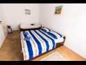 Apartementen Sea View - 7 m from beach: A1(5+1) Baai Zarace (Gdinj) - Eiland Hvar  - Kroatië  - Appartement - A1(5+1): slaapkamer