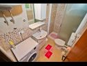Apartementen Kati - pure nature & serenity: A1(5) Baai Zarace (Milna) - Eiland Hvar  - Kroatië  - Appartement - A1(5): badkamer met toilet