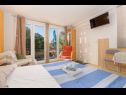 Apartementen Orange - garden terrace : SA1(2+1) Banjole - Istrië  - Studio-appartment - SA1(2+1): slaapkamer