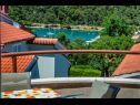 Apartementen Mondina - sea view and garden: A1(4), A2(3+1), SA3(2) Banjole - Istrië  - Appartement - A1(4): uitzicht vanaf terras