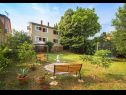 Apartementen Ljilja - nice garden: A1(4) Fazana - Istrië  - moestuin