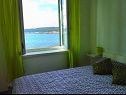 Apartementen Rajka - 20 m from beach: Rajka(4) Koromacno - Istrië  - Appartement - Rajka(4): slaapkamer