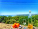 Apartementen Rar - with nice garden: Ana (6+2) Koromacno - Istrië  - uitzicht op zee
