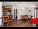 Apartementen Perci- cosy and comfortable A1 Novi(2+2) , SA2 Stari(2) Krnica - Istrië  - Appartement - A1 Novi(2+2) : keuken en eetkamer