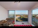 Apartementen Robi 1 - sea view: A1 sea view(4+1) Liznjan - Istrië  - Appartement - A1 sea view(4+1): terras
